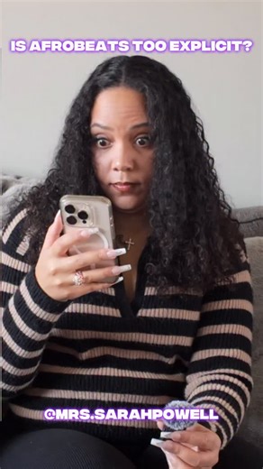 Afro Dance Artist | Instructor on Instagram: "Is Afrobeats music too explicit?🤔✨ In today’s video, we talk about a shift many people are starting to notice in Afrobeats/Afro pop music. Are African artists just keeping up with global trends, or is African music slowly becoming the same as the rest of the world? Let me know your thoughts in the comments! Watch the full video using link in bio💜 +Why Afrobeats doesn’t feel the same anymore. +When did Africans start cussing. . . #afrobeatsmusic #wi