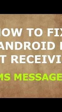 [SOLVED!] How To Fix your Android Phone not Receiving SMS Messages