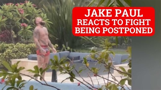 Jake Paul cries in the rain after learning Mike Tyson fight is postponed - MarcaTV