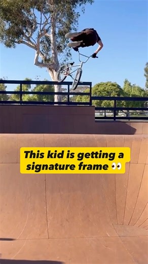 This Kid’s Getting A Signature Titanium Frame 👀 #shorts