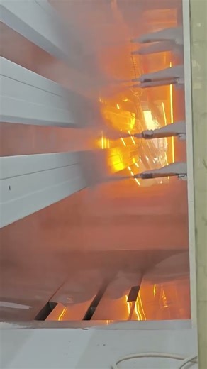 Powder Coating Process—Sprayed Steel Structure