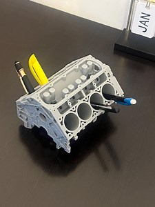 Chevy LS Engine Pen Holder, Car Enthusiast Gift for Him - Etsy