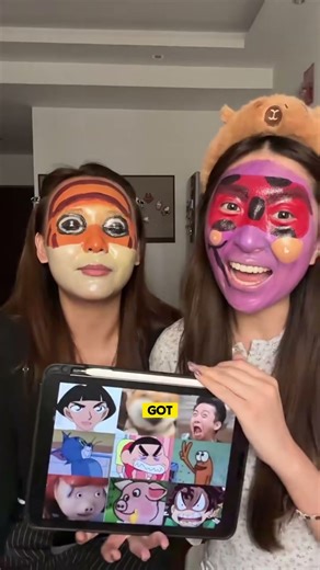 This Cartoon Makeup Challenge Gets Crazier with Every Step! 😂 #shorts #funny #makeup #makeuptutorial