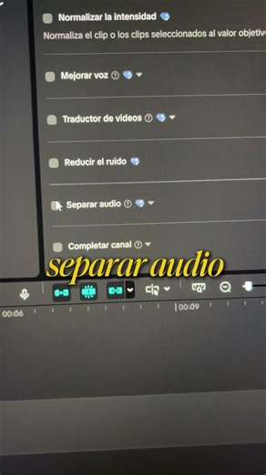 DIA 3/20 SEPARAR AUDIO #EdiciónDeVideo #CreadorDeContenido #TipsDeEdición #marcapersonal