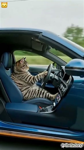 “Smart Cat Teaches Kitten How to Drive! 🚗🐾 (Unbelievable AI Animation)”