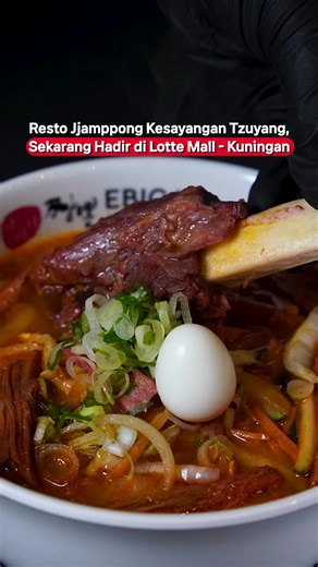 20% OFF All Jjamppong di Ebiga Lotte Mall Jakarta sampai 27 September 24! 🥰 Wajib banget cobain spesialnya Galbi Jjamppong yang IGA nya super JUMBO, Wang Seafood Jjamppong dengan isian Tiger Prawn dan seafood yang melimpah atau Rose Jjamppong yang creamy dan smoky satu-satunya cuma ada di Ebiga! 😍🍜 Ayooo ke Ebiga sekarang juga, chingu-deul! 🫶
