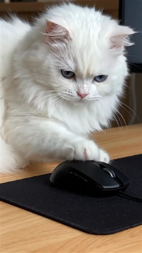 An educated cat master in computer #viral #viralvideo