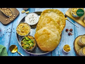Halwa Puri with Aloo Chanay Recipe by SooperChef (Pakistani Nashta Platter)