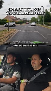 Follow this rule to keep a safe distance away from parked cars #anticipation #roundabout #mirrors #drivinglesson #drivinginstructor #ilearner | I-Learner Driving School
