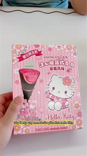 😋🧁Cây Kem SôcôLa Hình Mèo Hello Kitty #funny