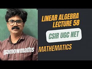 Linear Algebra Lecture 58 – Only One n-Dimensional Vector Space over F | gamowmaths