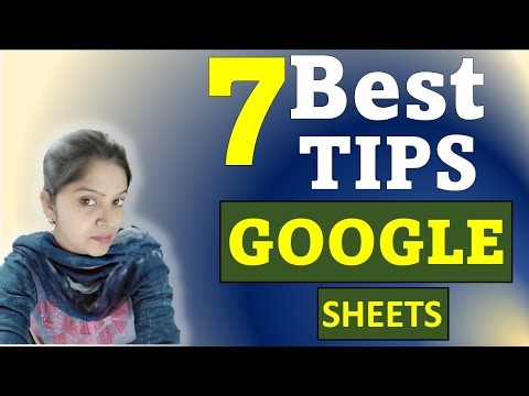 7 AMAZING Google Sheet Tips and Tricks YOU Should Know | Google Sheet Tips and Trick | Google Sheets