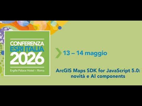 ArcGIS Maps SDK for JavaScript: novita e AI components