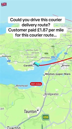 Could you do this??#courier #route #deliverydriver #vandriver #UK