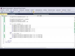 Operaciones De Matrices En Visual Studio 2013