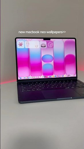 The ALL NEW MacBook NEO Wallpapers 🌸🍒💚🍋‍🟩 #tech #apple #shortsfeed #macbookneo #macbook #ipad