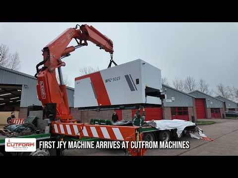 JFY BFC+ 3015 Fiber Laser Arrival | First JFY Machine at CutForm Machines UK