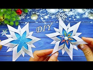 ❄️Beautiful SnowFlake ✨ Christmas Decorations/Ornaments DIY