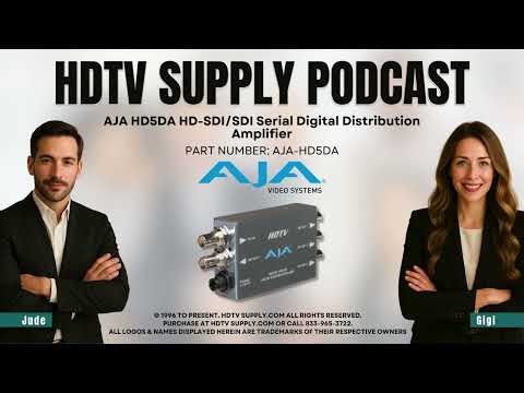 AJA HD5DA HD-SDI/SDI Serial Digital Distribution Amplifier