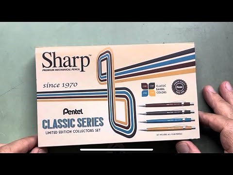 Review of the Pentel Sharp Limited Edition Collectors p200 series mechanical pencil set.