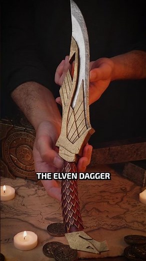 Creating skyrim's most iconic dagger #skyrim #gaming #elderscrolls