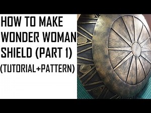 Wonder Woman SHIELD Cosplay Tutorial and Pattern (PART 1)