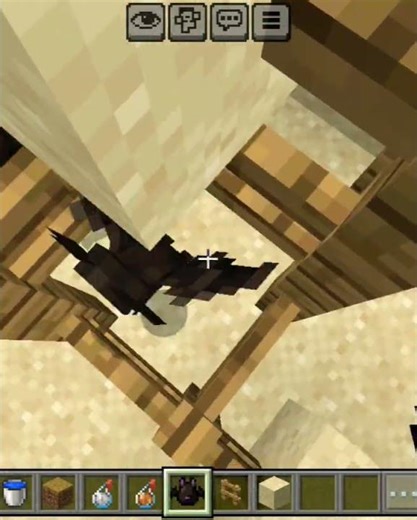 minecraft fire bat but fail 😂😂 #minecraft #shorts