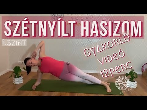 Szétnyílt hasizom torna, gyakorló videó 1. Teljes kurzushoz link a leírásban❤️