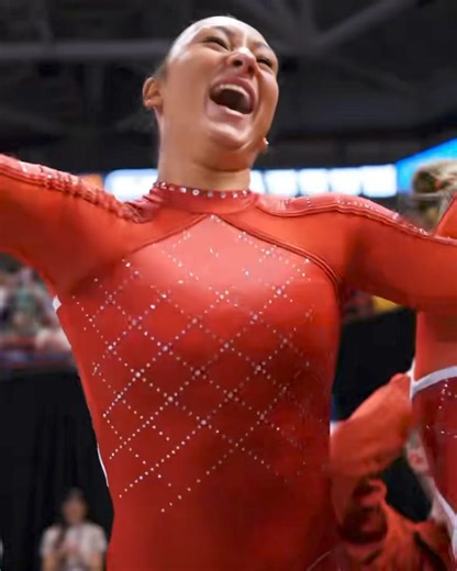 The Light Up leo is new to our wardrobe but already holds so much magic ❤️✨ | Arkansas Razorback Gymnastics