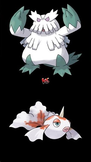 Who will win !!! Abomasnow VS Goldeen #pokemon #short #viral #trending