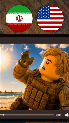 Iran Trolls Trump with Viral AI LEGO Video 😂🔥 #iran #usa