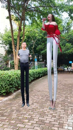 I accidentally met a beautiful girl with long legs, and she insisted I get closer