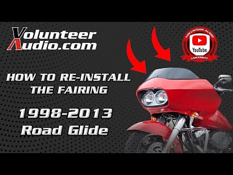 How to Re-Install the Fairing on a 1998-2013 Harley Davidson® Road Glide