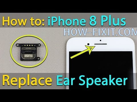 iPhone 8 Plus Ear Speaker replacement / cleaning