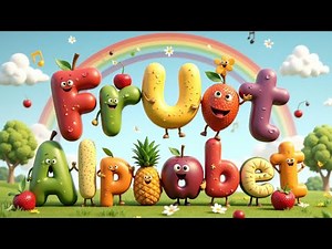 ABC Fruit Friends Song Fun Alphabet with Talking Fruits!