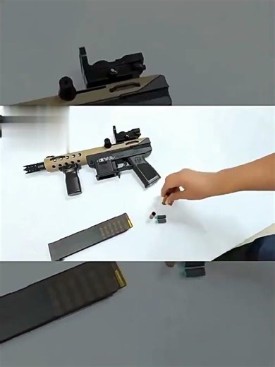 Tec-9 Shell Ejecting Dart Blaster