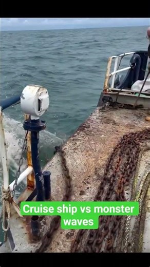 cruise ship vs monster waves #roguewaves #ocean #marineservices #ocean #cruise