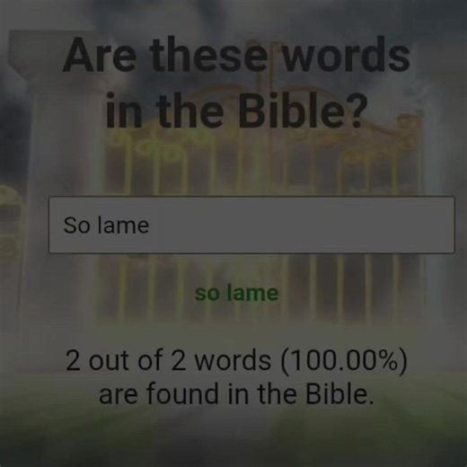 Are these words in the Bible? — searching the lyric “PAIN”