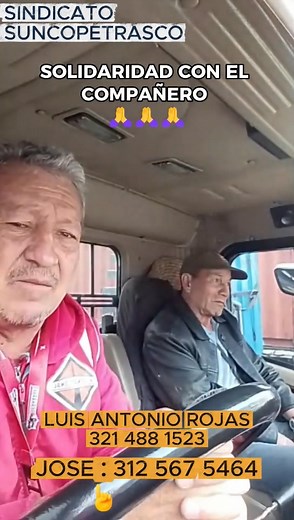 Por favor José Buitrago cuando tenía su salud y trabajo fue ejemplo de solidaridad Empatía Compañerismo jamás se negó a Servir Hoy necesita de nosotros Ayudemos a Que tenga una vida más digna 3214881533 Gracias | Luiz Antonio Rojas Gómez | Facebook