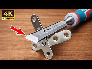 The World’s Sharpest Chisel! Easy Way To Sharpen Chisels To Razor Sharp Perfection