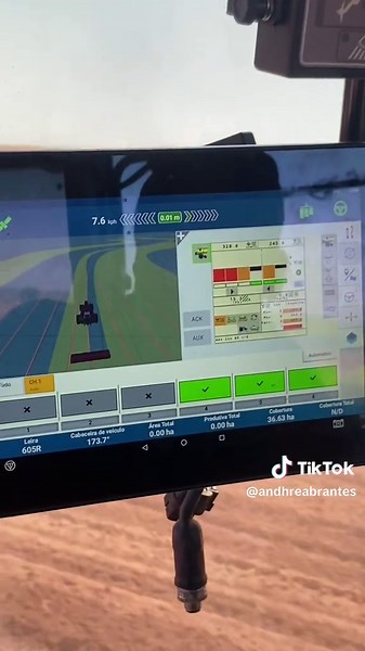 PL1206 Desligamento de linha ROW COMMAND John Deere no Piloto Trinble✅ #fyp #foryou #foryoupage #agriculture #johndeere