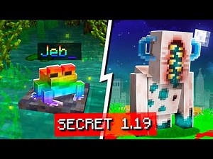 Les SECRETS cachés de Minecraft 1.19 !