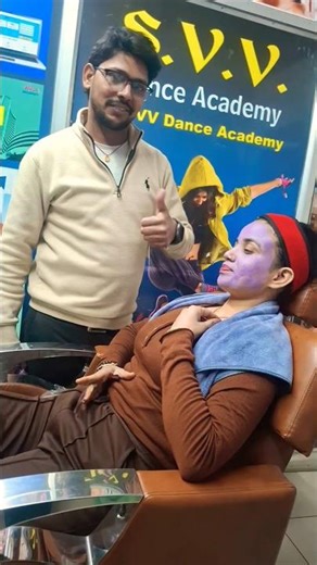 Purple Mask foxtale Skin Radiance face Mask How to Use 💇 Unisex Salon💅 Beauty Parlour 💄Viral Video