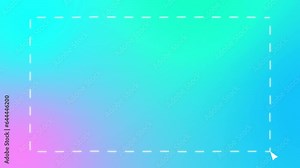 modern style vaporwave background with pc computer mouse drag and click in screen frame and drag rectangle for target something what you need. Loop able animation