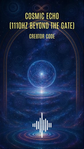 Some sounds drain you. Others boost you. ⚡ Comment one word that describes what you’d like amplified. #spiritualmusic #higherself #spiritualawakening #cre8torcode #frequencyhealing