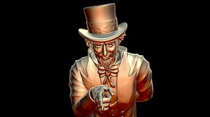 Uncle Sam 3d model - 3D model by Amin Adukov (@Aminchok)