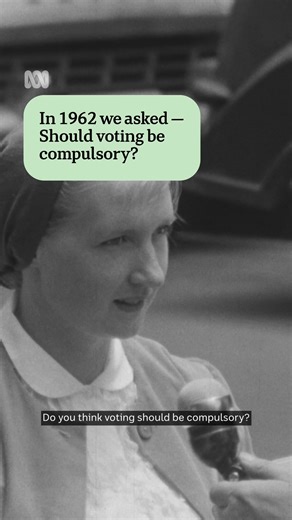 38K views · 169 reactions | In 1962 the ABC asked people whether they believed voting should be compulsory for everybody over the age of 21 (the legal voting age at the time). Social media video by Megan Jacobson for ABC News Digital, using footage from the ABC Archives. Get all the latest election news with ABC NEWS, at the link in our bio. #Voting #Election #60s #Nostalgia #BlackAndWhite #Australia #ABCArchives #ABCNews | ABC Brisbane | Facebook