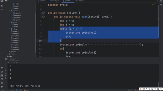 【Java基础】17.while与do···while的区别