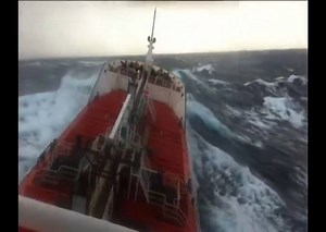 Ship in Extreme Rough Weather | Life At Sea