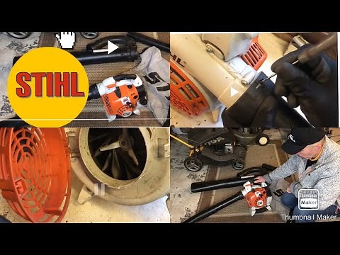 Stihl SH86C leaf vacuum/shredder how to assemble.